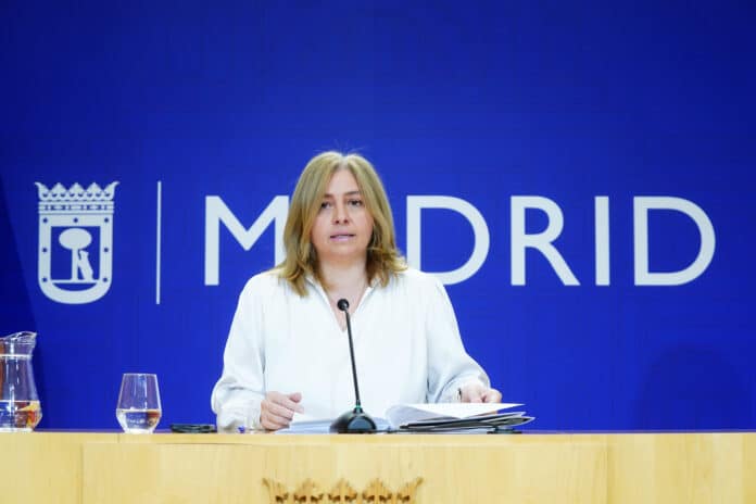 La vicealcaldesa, Inma Sanz, durante la rueda de prensa