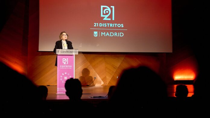 Marta Rivera de la Cruz en la presentación de hoy