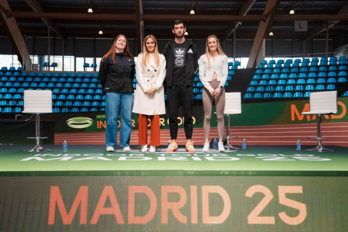 Presentación del World Athletics Indoor Tour Gold Madrid 25 (WIT), que se celebrará en el CDM Gallur