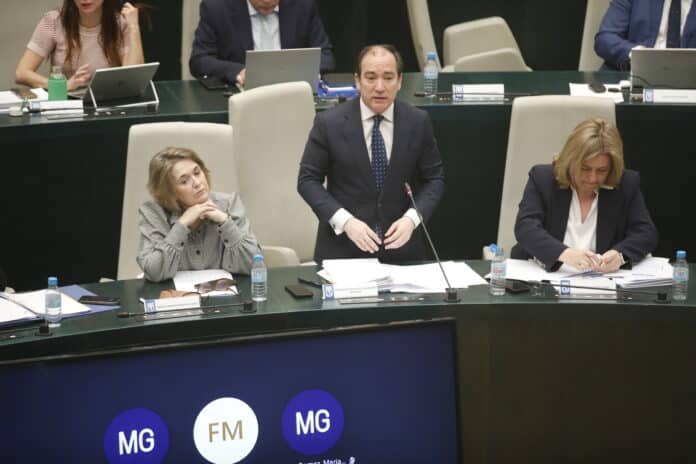 Carabante en la sesión del Pleno de hoy