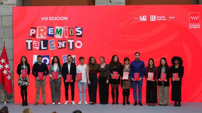 La consejera Ana Dávila durante la entrega de los Premios Talento Joven