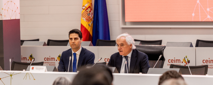 A la derecha, Miguel Garrido, presidente de CEIM.