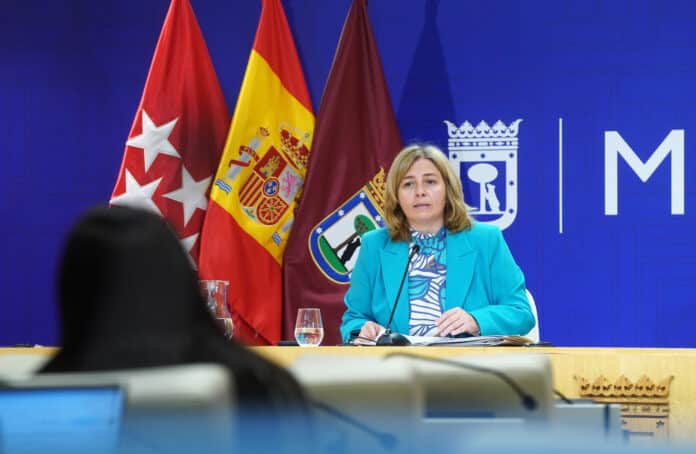 La vicealcaldesa y portavoz municipal, Inma Sanz, en la rueda de prensa posterior a la Junta de Gobierno