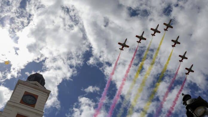 Parada militar en la celebración del 2 de mayo