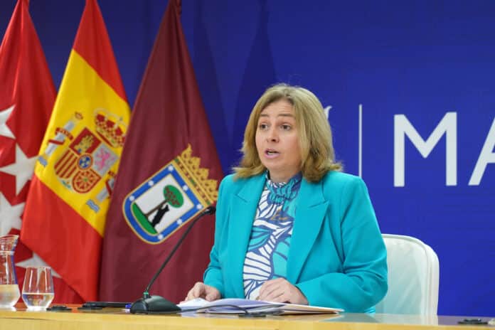 La vicealcadesa Inma Sanz, durante la rueda de prensa posterior a la junta de Gobierno