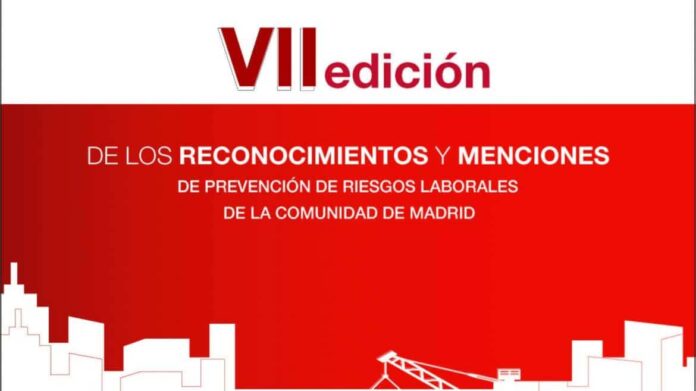 Cartel VII reconocimientos y menciones prevención riesgos laborales