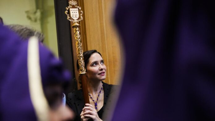 La presidenta Isabel Díaz Ayuso