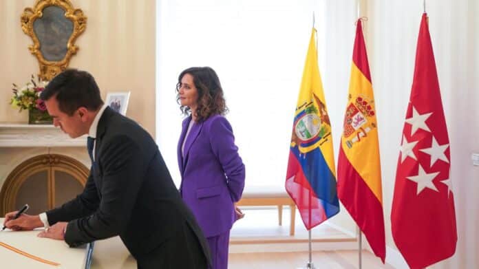 La presidenta Isabel Díaz Ayuso