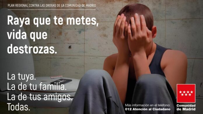 La Comunidad de Madrid inicia una nueva campaña contra las drogas por los efectos de la cocaína  