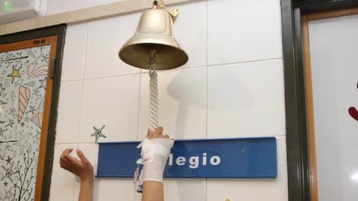 El toque de campana simboliza la recuperación del paciente