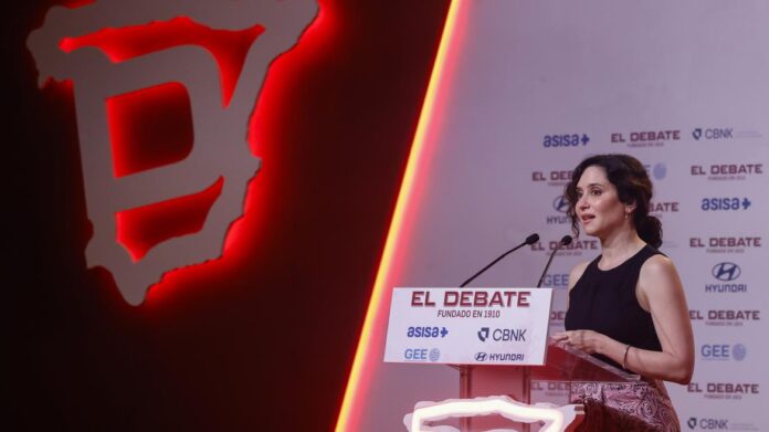 Díaz Ayuso en los Premios Debate