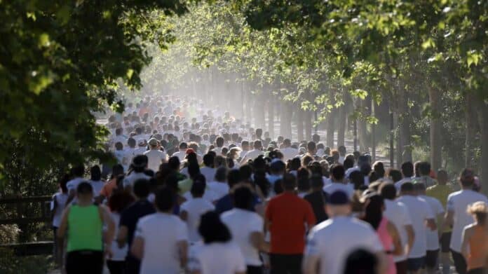 Más de 500 corredores han participado en el II Cross Arco Verde, en el Parque Polvoranca de Leganés