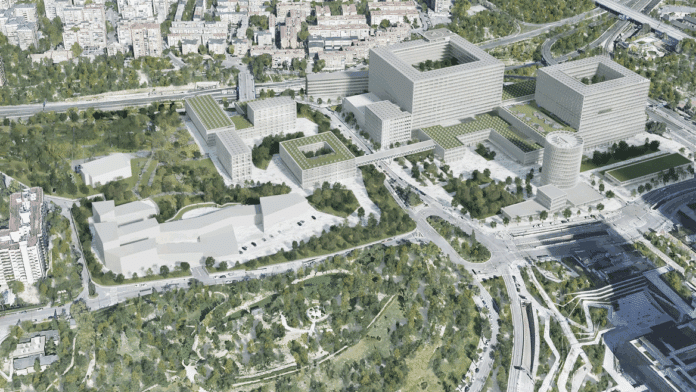 Plano de la Ciudad de la Salud