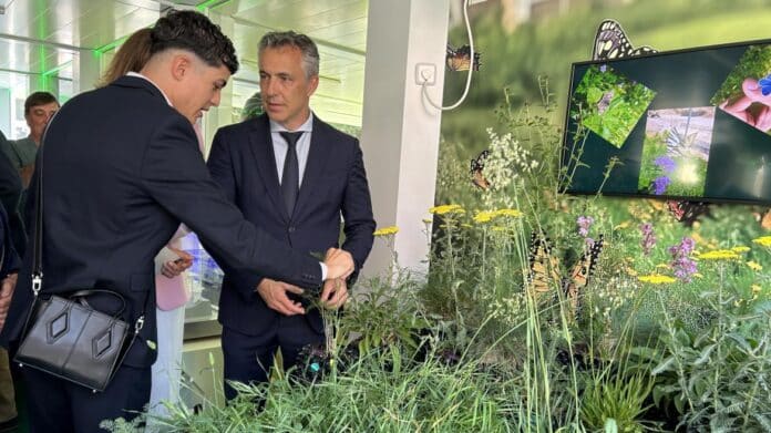 El consejero Carlos Novillo durante la inauguración de la Semana de la Ingeniería de Caminos en Madrid