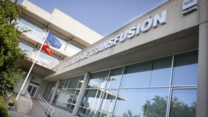 Fachada del edificio del Centro de Transfusión Regional