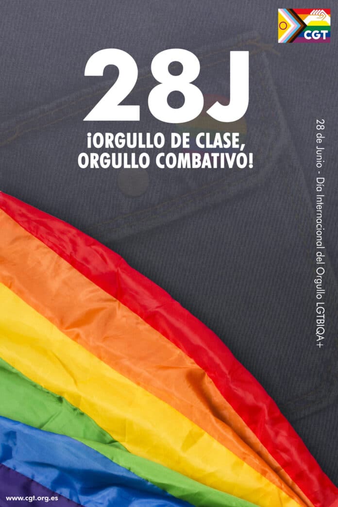 Imagen de 28J: ¡Por un Orgullo combativo y de Clase!