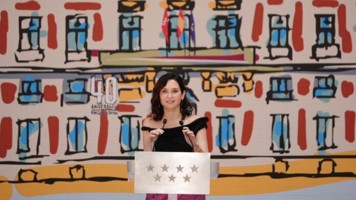 La presidenta Isabel Díaz Ayuso