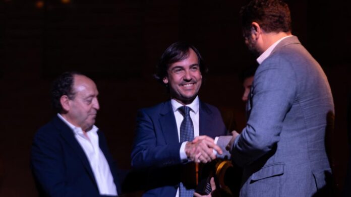 El viceconsejero Rafael García en la Gala de los Premios Recicla la Noche