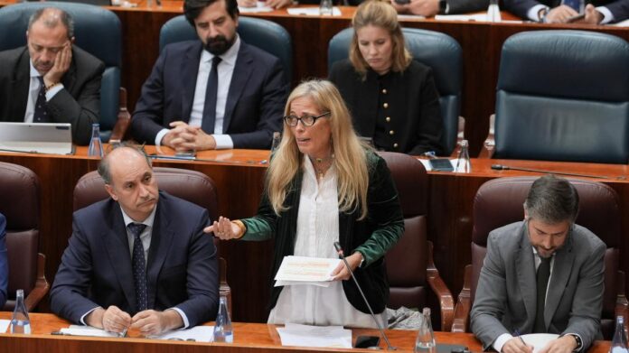 La consejera Rocío Albert comparece en la Asamblea de Madrid