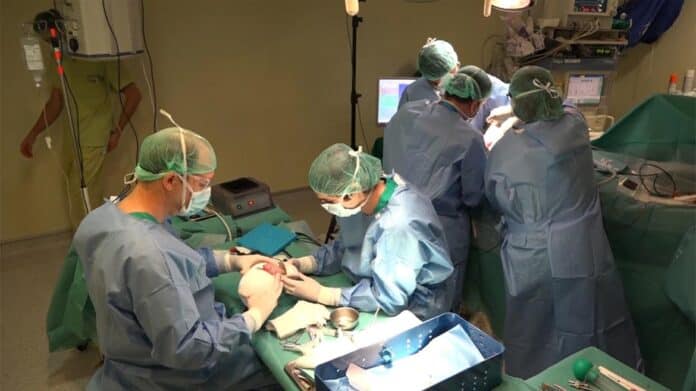 Operación de Cirugía Maxilofacial del Hospital Gregorio Marañón