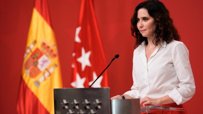 La presidenta durante la intervención