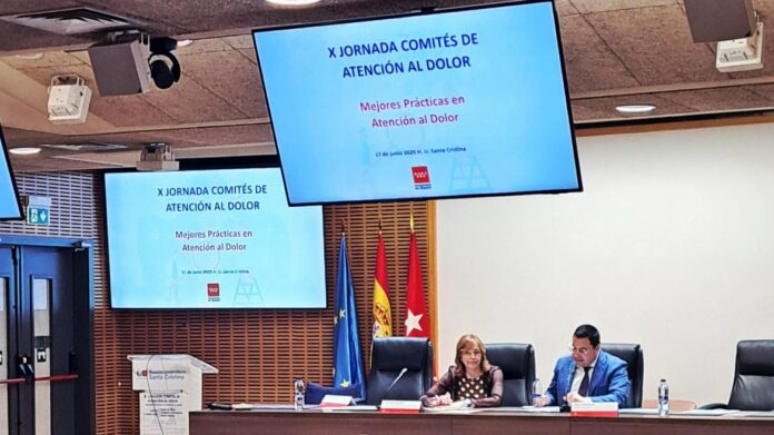 La Directora General de Humanización, Celia García, durante la Jornada 