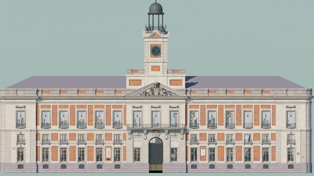Restauración de la Fachada de la Real Casa de Correos en Madrid ...