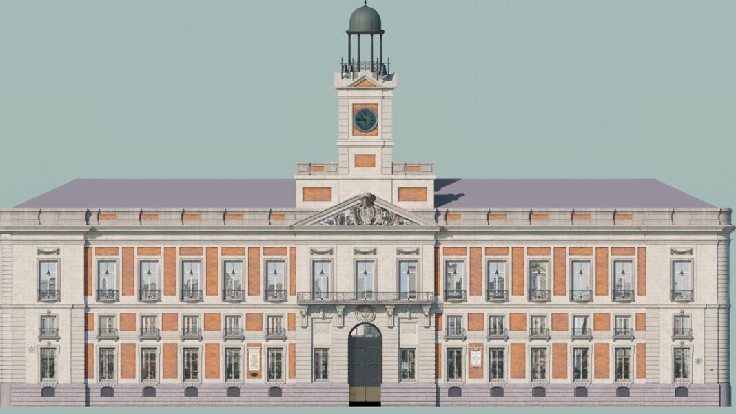 Restauración de la Fachada de la Real Casa de Correos en Madrid ...