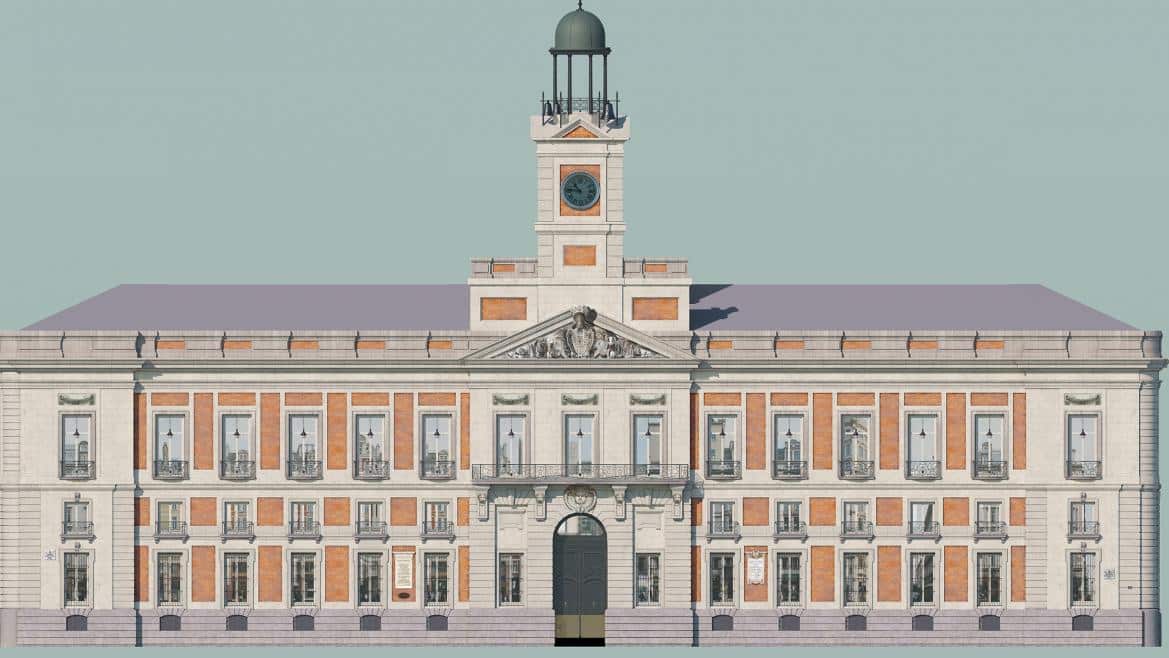 Restauración de la Fachada de la Real Casa de Correos en Madrid: Celebrando 40 Años de Historia Regional
