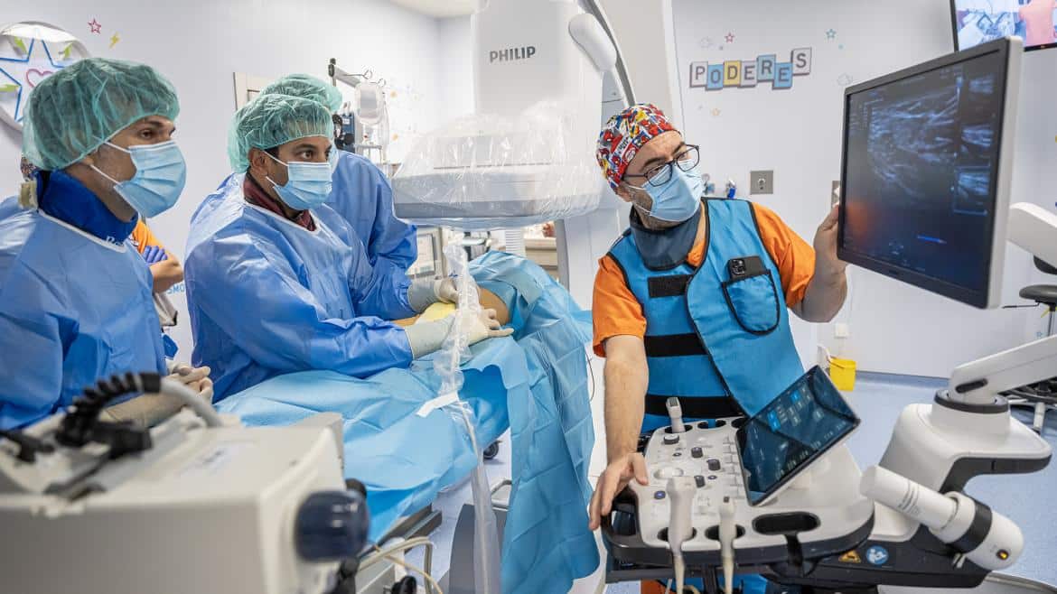 Éxito Pionero en Pediatría: Primer Cateterismo Linfático en España Realizado por el Hospital Gregorio Marañón