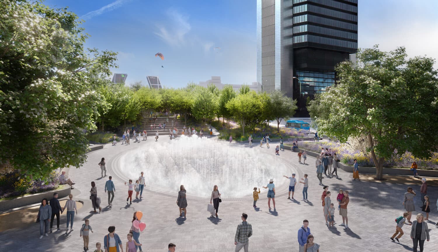 Inicia la Segunda Fase de Obras en Parque Castellana con Nuevo Plan de Movilidad