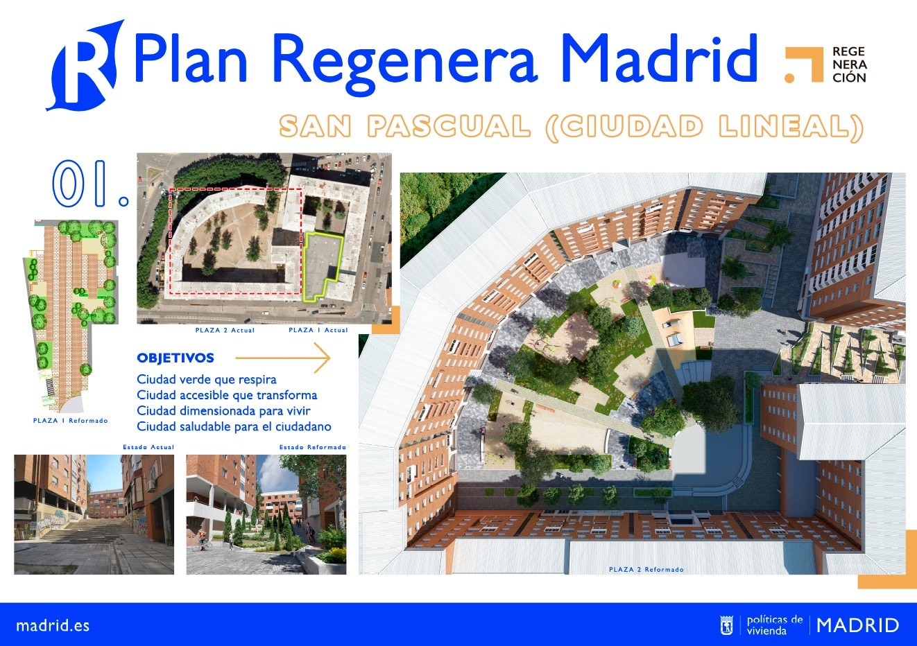 Más Verde y Espacio para el Peatón: El Plan Regenera Transforma la Colonia San Pascual en Ciudad Lineal