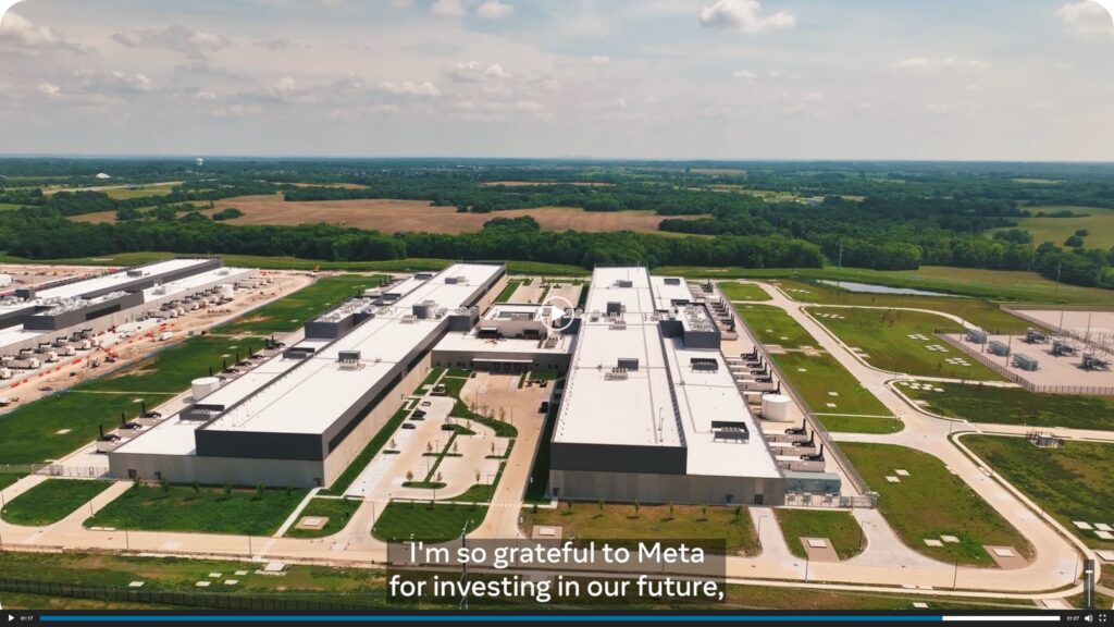 Meta Despliega un Futuro Tecnologico Nuevo Centro de Datos de