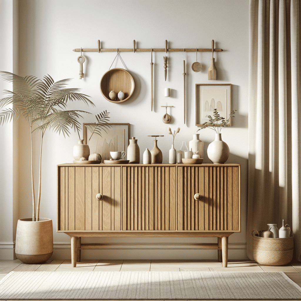 Aparador Vintage de Madera de Teca: Elegancia Escandinava para un Hogar Acogedor