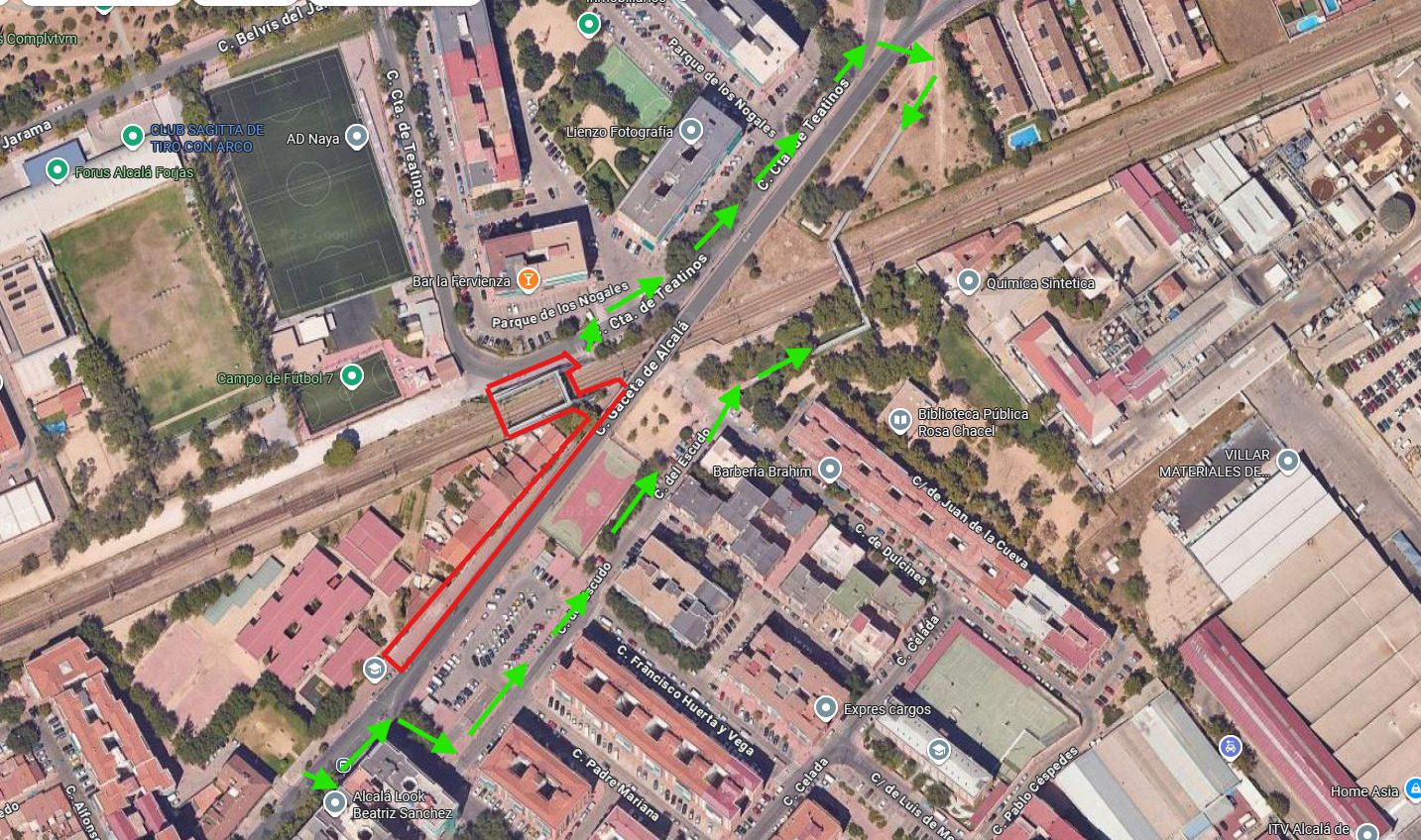 Cierre Temporal de Pasarela en la Calle Gaceta Anunciado para el 24 de Septiembre