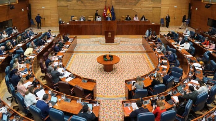 La Asamblea de Madrid en pleno