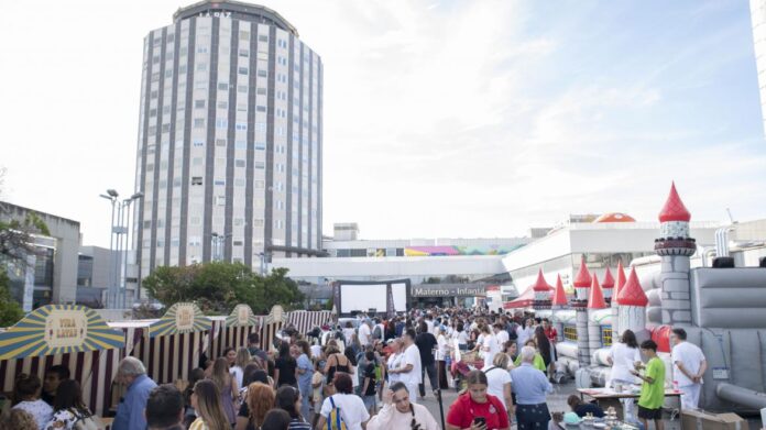 ambiente de la plaza