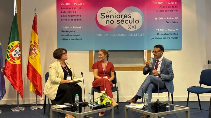 La consejera Ana Dávila en Lisboa durante el congreso 