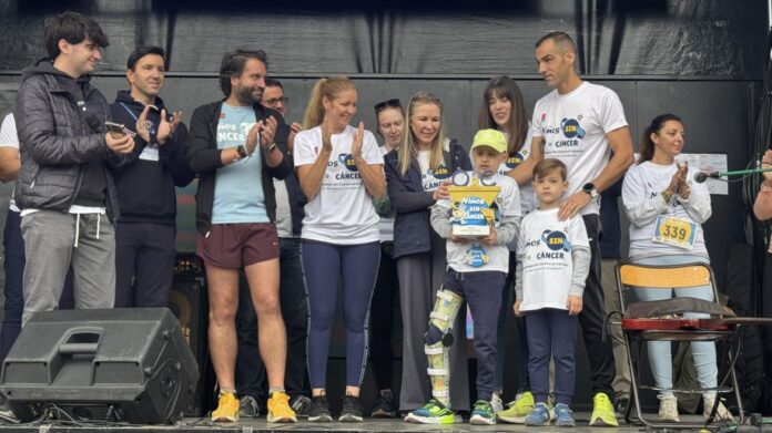 Ana Dávila en la III Carrera Niños sin Cáncer de Valdemorillo