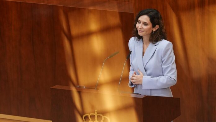 La presidenta Isabel Díaz Ayuso