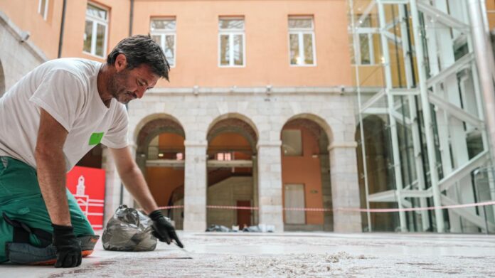 obras en la Real Casa de Correos 