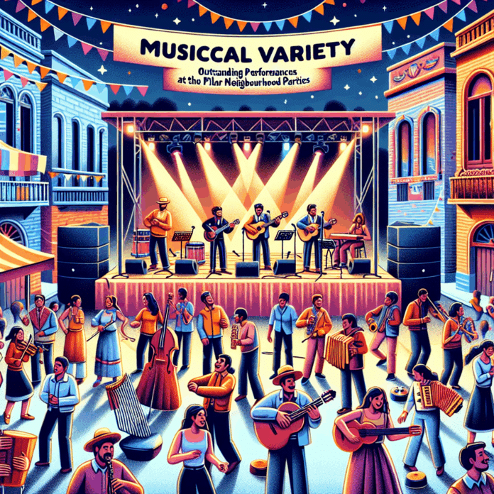 Variedad musical: Actuaciones destacadas en las fiestas del Barrio del