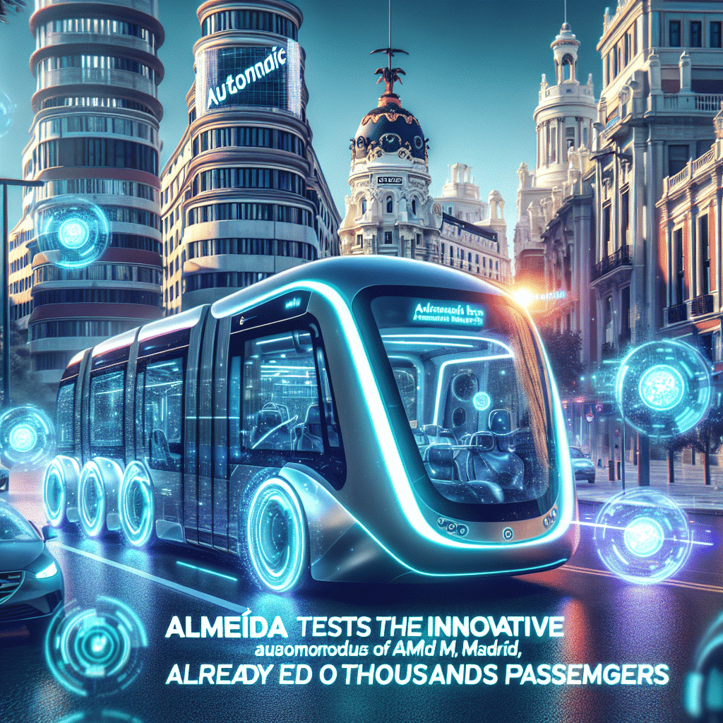Almeida Prueba el Innovador Autobús Autónomo de EMT Madrid, Utilizado ya por Miles de Pasajeros