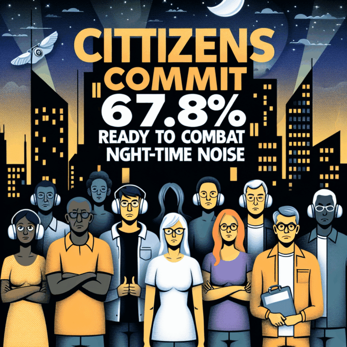 Ciudadanos se Comprometen: 67,8 % Dispuesto a Combatir el Ruido