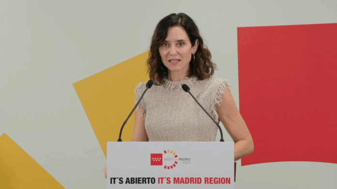 La presidenta Isabel Díaz Ayuso