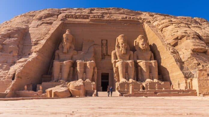 Templo de Abu Simbel en el sur de Egipto