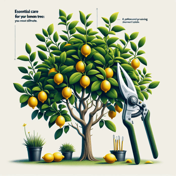 Essential Guide to Caring for Your Lemon Tree: Shoots to Remove for Juan Hernández