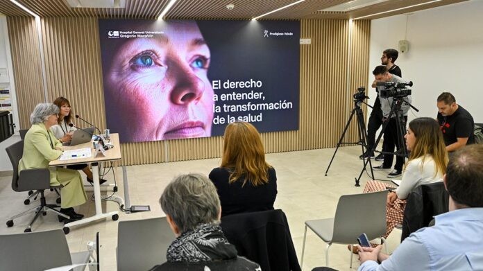 presentación con profesionales