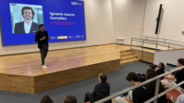 El director general Ignacio Azorín durante el Nodo Greentech-Hub232