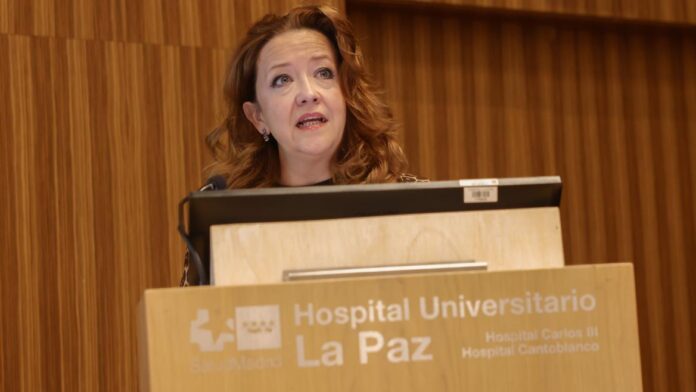 La consejera Fátima Matute durante las IV Jornadas de la Red de Terapias Avanzadas